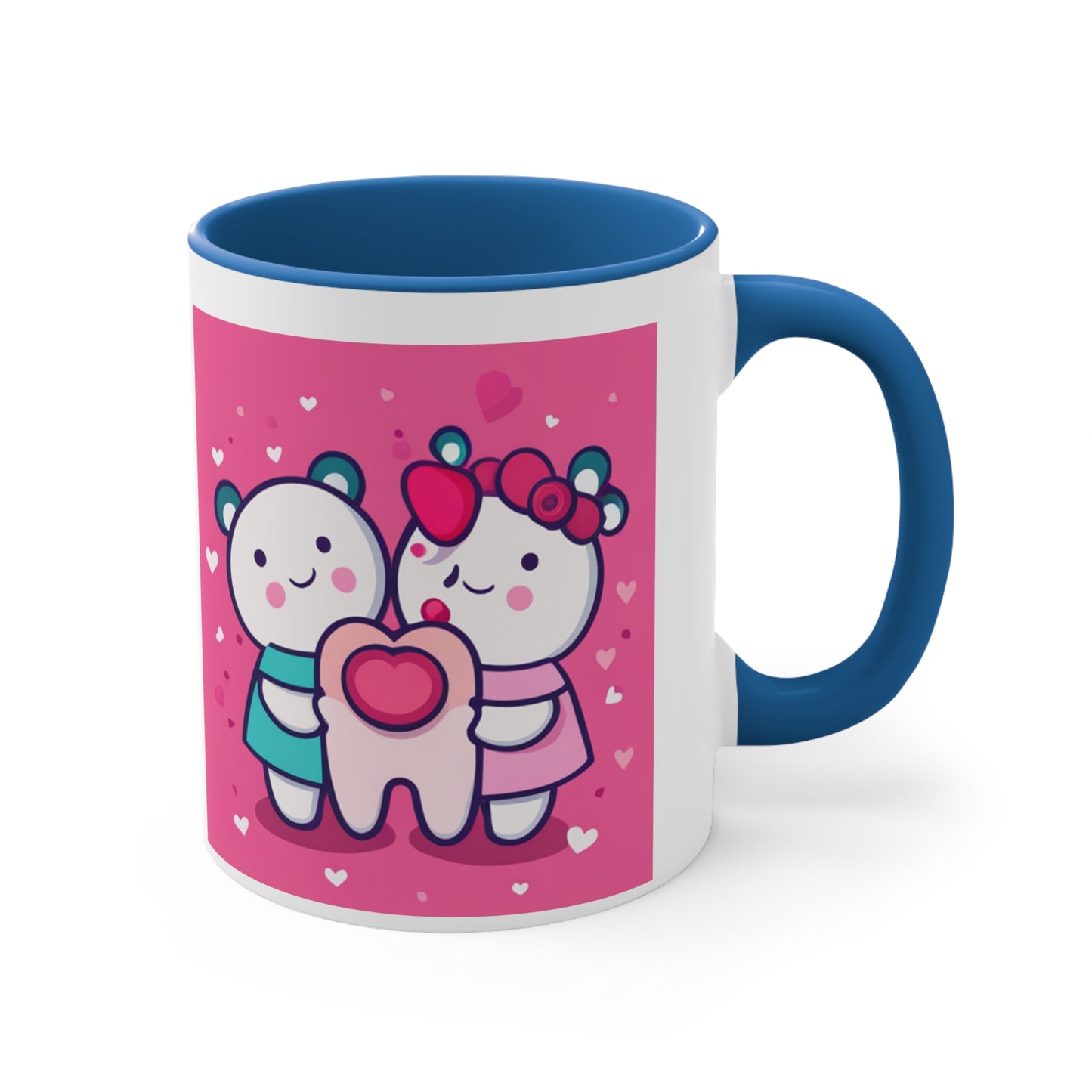 Valentine's Day Coffee Tea Mug Accent Coffee Mug, Love You Mug 11oz