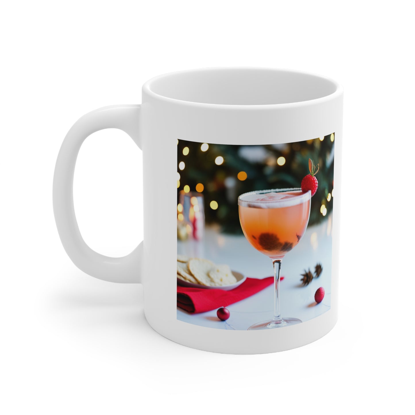 Have Yourself a Merry Little Cocktail Ceramic Mug Christmas  Holiday Mug  Coffee Mug 11oz