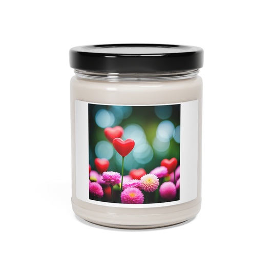 Valentine's day Scented Soy Candle,  Candle for Love Birds , Feeling Loved Candle 9oz