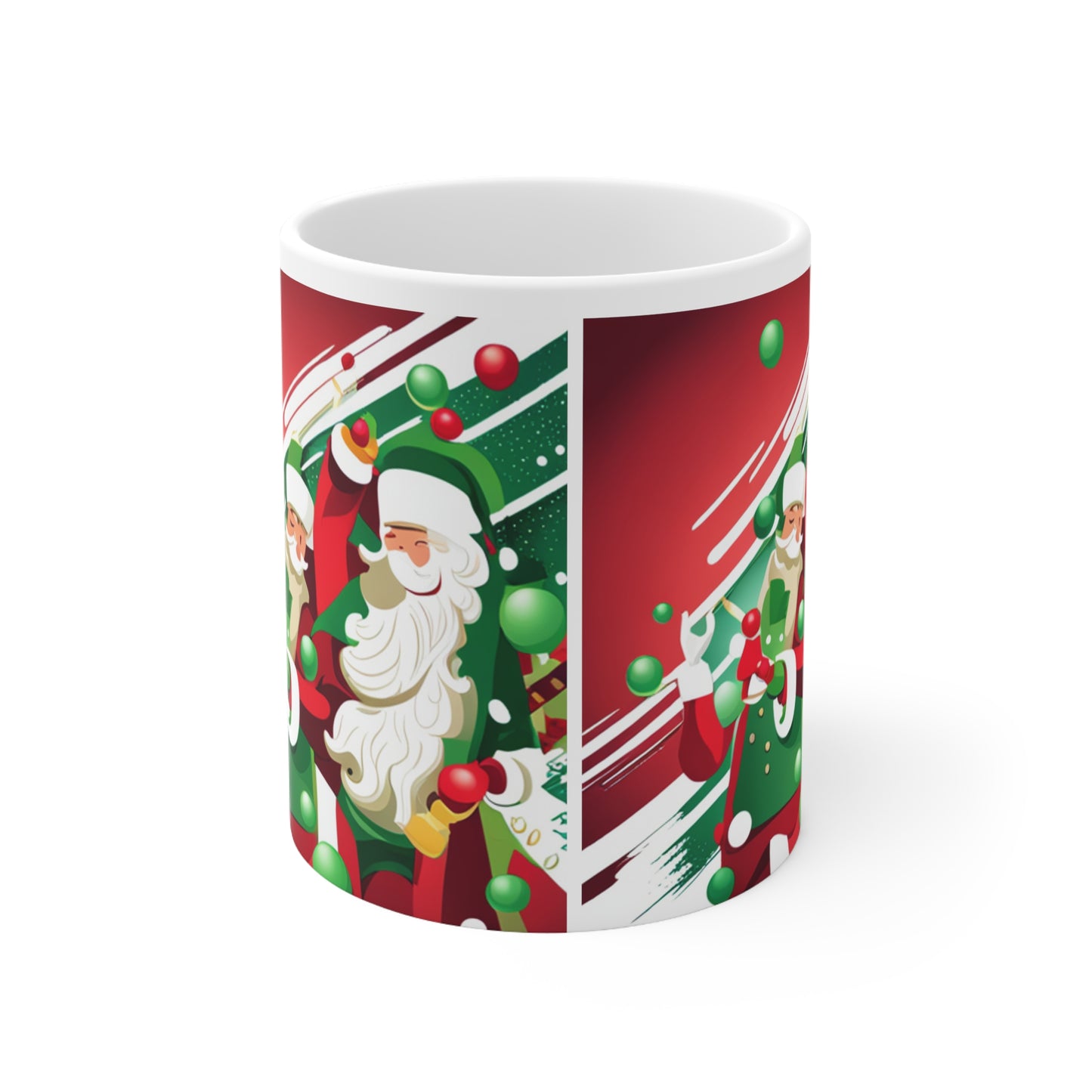 Christmas Ceramic Mug  Merry Christmas Mug Holiday Season's Mug 11oz