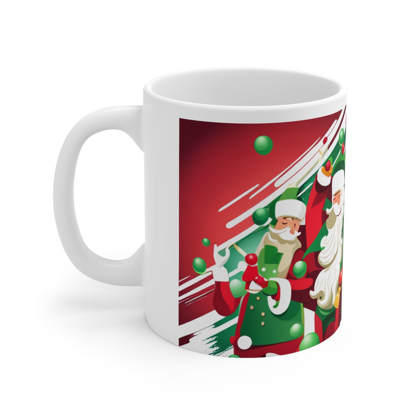 Christmas Ceramic Mug  Merry Christmas Mug Holiday Season's Mug 11oz