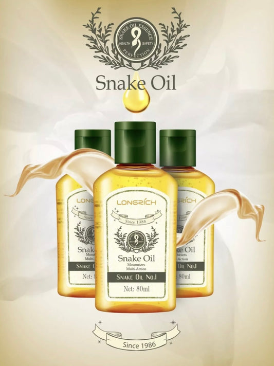 Longrich Snake Oil - For Arthritis, Stretch Marks & Acne Removal , Skin Glow 100% Pure 80ML