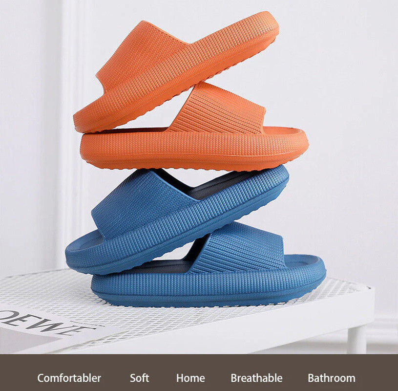 Cozy Pillow Slides Anti-Slip Sandals Ultra Soft Slippers Cloud Home Outdoor Shoe
