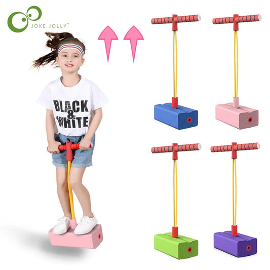 New Children'S Grow Taller Balance Toy Frog Jumping Outdoor Exercise Equipment Color Boys and Girls Fitness Bouncing Sound XPY