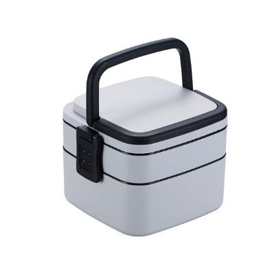 Portable Double-layer Food Storage Box