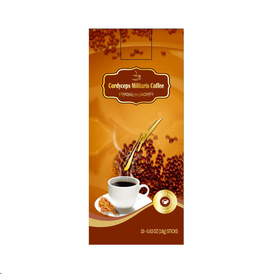 Longrich  Cordyceps Militaris Coffee (10 Pcs) Longrich Coffee 18g