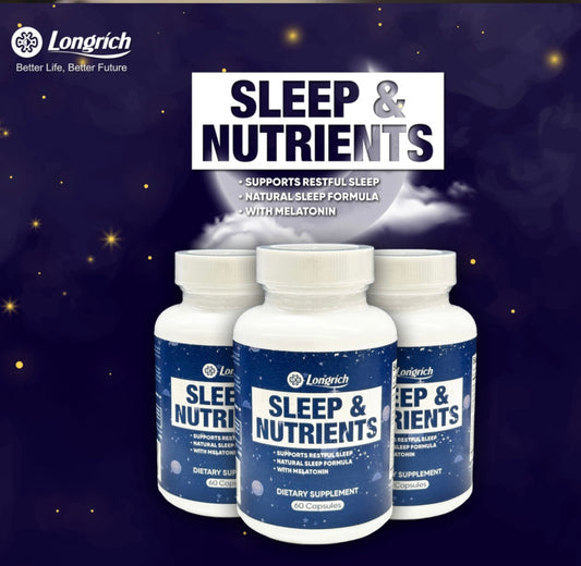 LONGRICH SLEEP & NUTRIENTS DIETARY SUPPLEMENT 60 CAPSULES